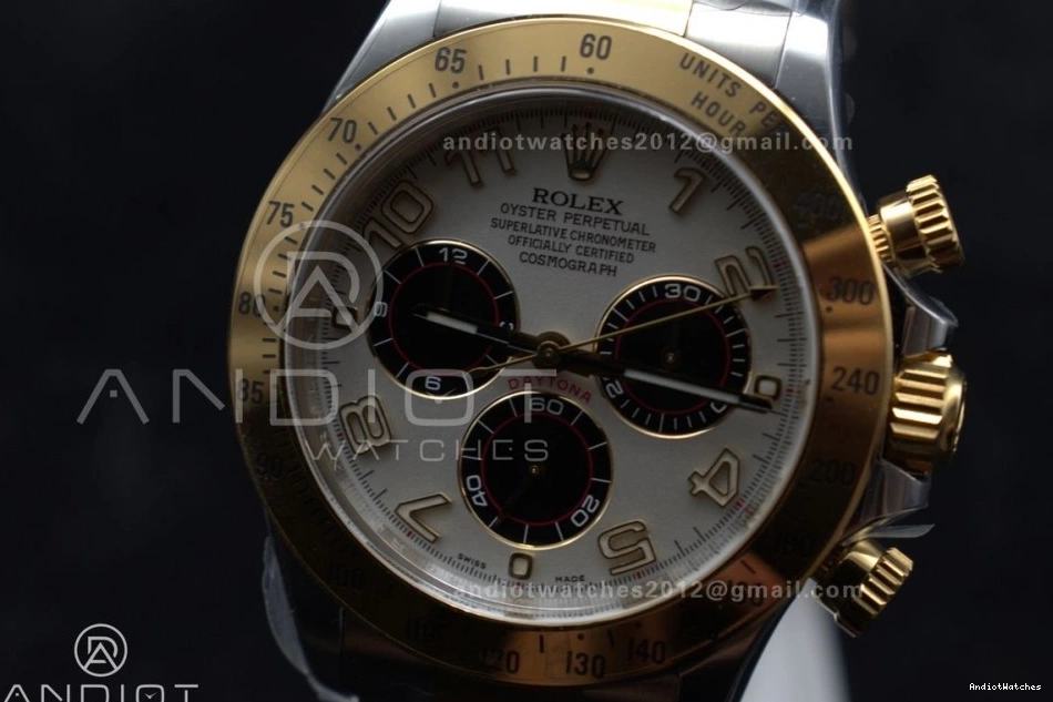 YG SS Dial Clean Daytona GoodFit Markers Best SA4130 V Arabic 737 Edition on 1:1 White Bracelet 116503 1022